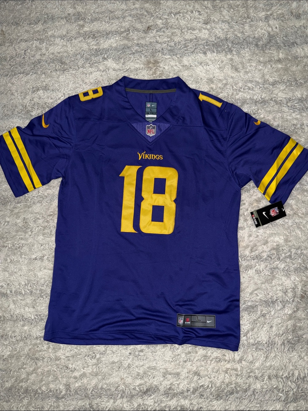 Justin Jefferson Minnesota Vikings #18 Jersey